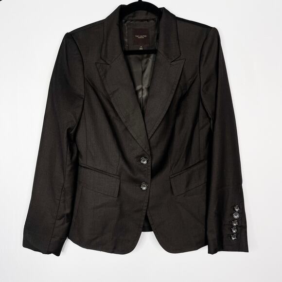 The Limited Collection Size 10 Brown Two Button Blazer Long Sleeve Career Work - Picture 1 of 7
